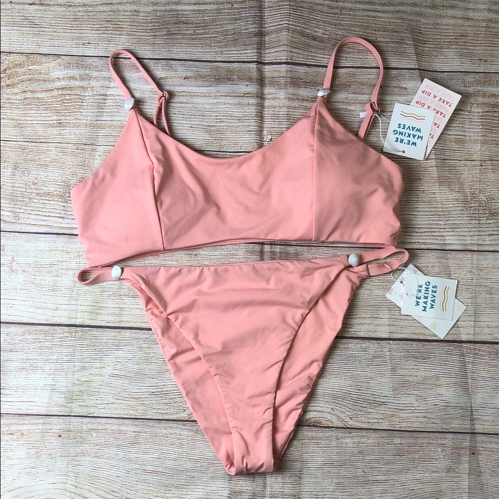 NWT Dippin' Daisy's‎ Pink Bikini Set